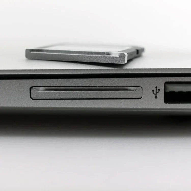 BASEQI Hidden Aluminum Alloy SD Card Case for MacBook Air 13.3 inch Laptops, For MacBook Air 13.3