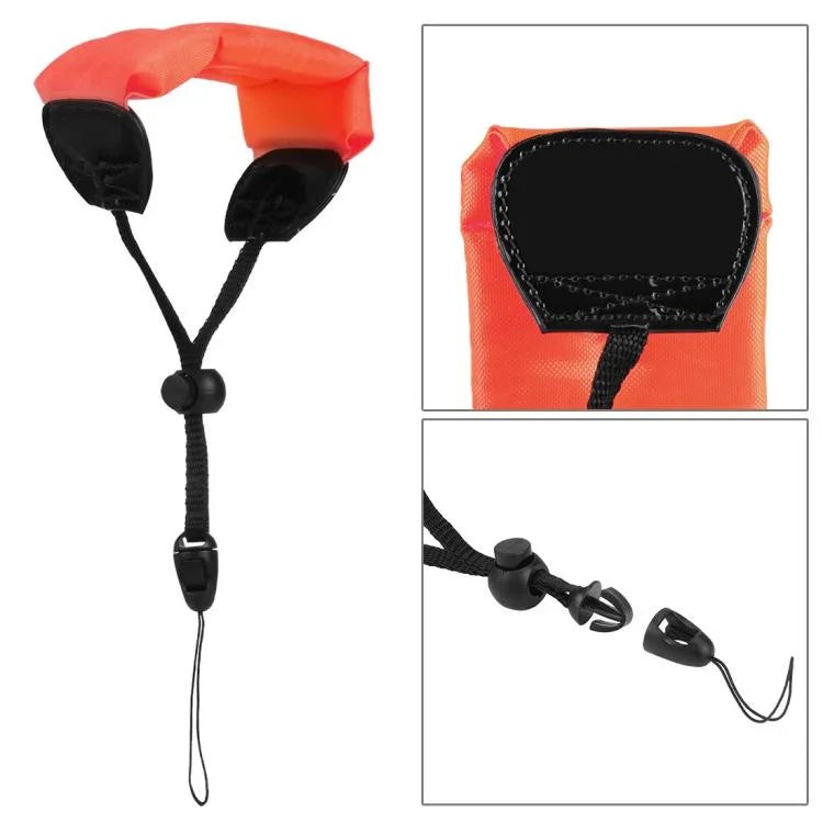 PULUZ Underwater Photography Floating Bobber Wrist Strap for GoPro, Insta360, DJI and Other Action Cameras, Length: 20cm, Bobber Wrist Strap