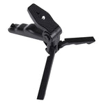 PULUZ Grip Folding Tripod Mount with Adapter & Screws for DJI, Insta360, GoPro and Other Action Cameras, Load Max: 2kg, Load Max: 2kg
