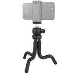 PULUZ Mini Octopus Flexible Tripod Holder with Ball Head for DJI, Insta360, GoPro and Other Action Cameras, SLR Cameras, Cellphone, Size: 25cmx4.5cm, 25cm Tripod