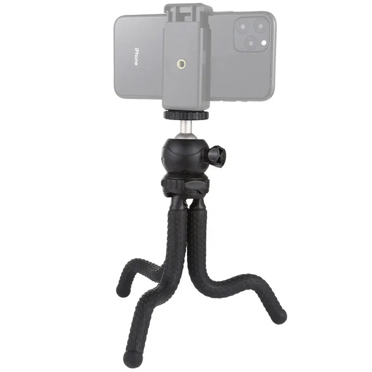 PULUZ Mini Octopus Flexible Tripod Holder with Ball Head for DJI, Insta360, GoPro and Other Action Cameras, SLR Cameras, Cellphone, Size: 25cmx4.5cm, 25cm Tripod