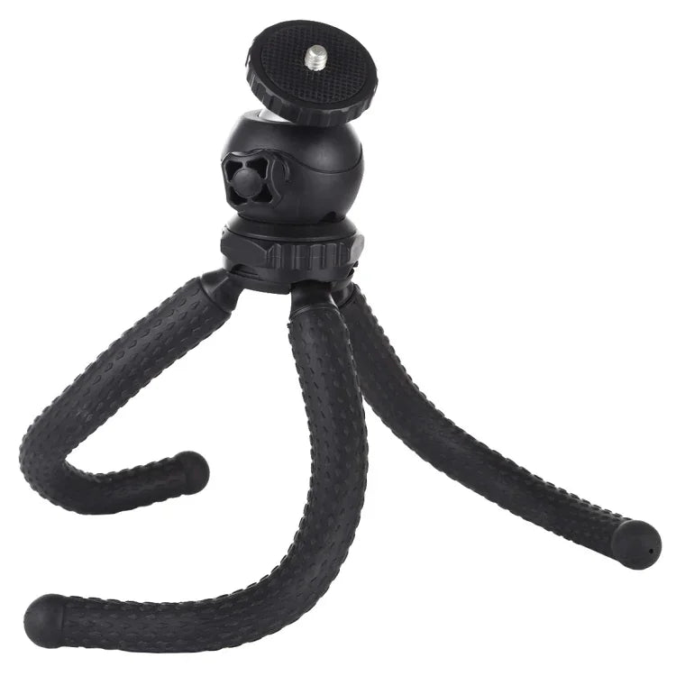 PULUZ Mini Octopus Flexible Tripod Holder with Ball Head for DJI, Insta360, GoPro and Other Action Cameras, SLR Cameras, Cellphone, Size: 25cmx4.5cm, 25cm Tripod