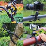 PULUZ Mini Octopus Flexible Tripod Holder with Ball Head for DJI, Insta360, GoPro and Other Action Cameras, SLR Cameras, Cellphone, Size: 25cmx4.5cm, 25cm Tripod