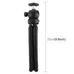 PULUZ Mini Octopus Flexible Tripod Holder with Ball Head for DJI, Insta360, GoPro and Other Action Cameras, SLR Cameras, Cellphone, Size: 25cmx4.5cm, 25cm Tripod