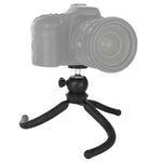 PULUZ Mini Octopus Flexible Tripod Holder with Ball Head for DJI, Insta360, GoPro and Other Action Cameras, SLR Cameras, Cellphone, Size: 25cmx4.5cm, 25cm Tripod
