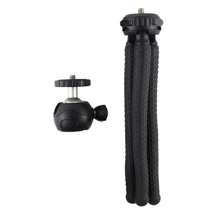 PULUZ Mini Octopus Flexible Tripod Holder with Ball Head for DJI, Insta360, GoPro and Other Action Cameras, SLR Cameras, Cellphone, Size: 25cmx4.5cm, 25cm Tripod