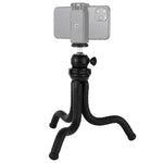 PULUZ Mini Octopus Flexible Tripod Holder with Ball Head for SLR Cameras, DJI, Insta360, GoPro and Other Action Cameras, Cellphone, Size:30cmx5cm, 30cm Tripod