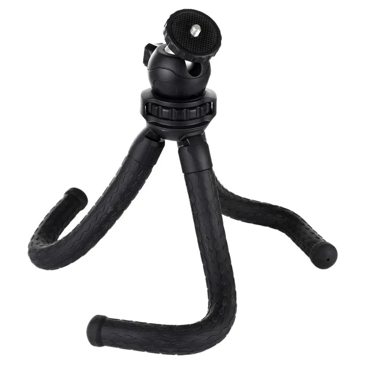 PULUZ Mini Octopus Flexible Tripod Holder with Ball Head for SLR Cameras, DJI, Insta360, GoPro and Other Action Cameras, Cellphone, Size:30cmx5cm, 30cm Tripod
