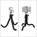 PULUZ Mini Octopus Flexible Tripod Holder with Ball Head for SLR Cameras, DJI, Insta360, GoPro and Other Action Cameras, Cellphone, Size:30cmx5cm, 30cm Tripod