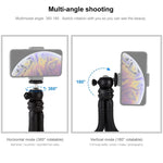 PULUZ Mini Octopus Flexible Tripod Holder with Ball Head for SLR Cameras, DJI, Insta360, GoPro and Other Action Cameras, Cellphone, Size:30cmx5cm, 30cm Tripod