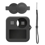 PULUZ for GoPro Max Dual Lens Caps Case + Body Silicone Protective Case, Silicone Case