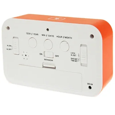 Multi Function Large Screen Alarm Clock with Calendar & LCD Light & Snooze Touch