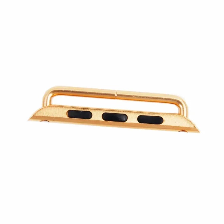 For Apple Watch 42 / 44 / 45mm Metal Strap Connector Metal Buckle, Pair