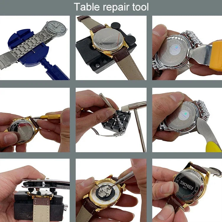 20 Sets of Watch Repair Tools Set Screwdrivers Case Opener, 20 in 1