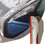2 PCS Flexible Shielding Rain Board Sun Visor Shade Rearview Mirror for Car Rearview Mirrors, Sun Visor Shade