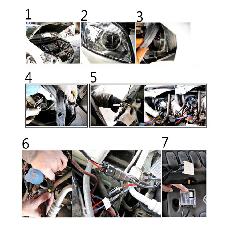 DC12V 35W H1 HID Xenon Light Single Beam Super Vision Waterproof Head Lamp, Color Temperature: 4300K, Pack of 2, H1
