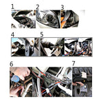 DC12V 35W HB3/9005 HID Xenon Light Single Beam Super Vision Waterproof Head Lamp, Color Temperature: 4300K, Pack of 2, 9005