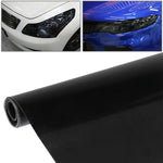 Protective Decoration Flash Point Car Light Membrane /Lamp Sticker, Size: 195cm x 30cm, Pink, Crystal Green, Matte Black, Dark Blue, Grey Black, Dark Black, Baby Blue, Fluorescent Green