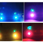 Protective Decoration Flash Point Car Light Membrane /Lamp Sticker, Size: 195cm x 30cm, Pink, Crystal Green, Matte Black, Dark Blue, Grey Black, Dark Black, Baby Blue, Fluorescent Green