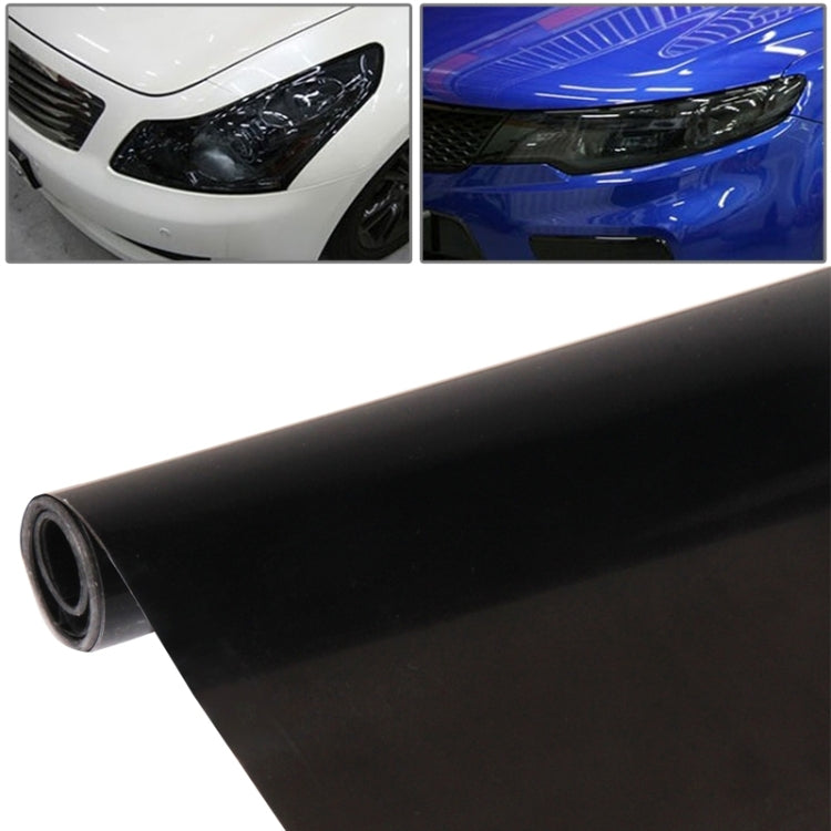 Protective Decoration Flash Point Car Light Membrane /Lamp Sticker, Size: 195cm x 30cm, Pink, Crystal Green, Matte Black, Dark Blue, Grey Black, Dark Black, Baby Blue, Fluorescent Green