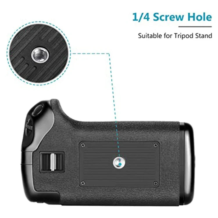 Battery Grip for Canon EOS 550D with Two Battery Holder, For Canon EOS 550D