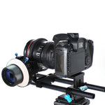 YELANGU YLG0103D F4 Limit Follow Focus with Adjustable Gear Ring Belt for Canon / Nikon / Video Cameras / DSLR Cameras, YLG0103D