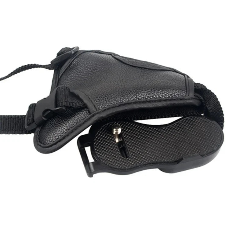 Hand Grip Soft PU Leather Wrist Strap for Nikon / Canon / Sony Camera