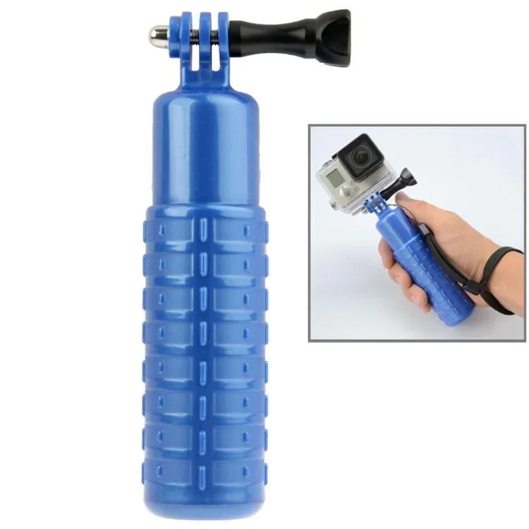 Bobber Floating Hand Grip Handheld Mount with Wrist Strap + Screw for GoPro, Insta360, DJI and Other Action Cameras