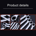 12-14mm Professional Double-head Ratchet Wrench, Length: 16.6cm, 12-13mm