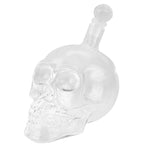 Crystal Glass Skull Bottle for Vodka & Whiskey & Beer Liqueur & Red Wine & Other Beverage, 1000ML