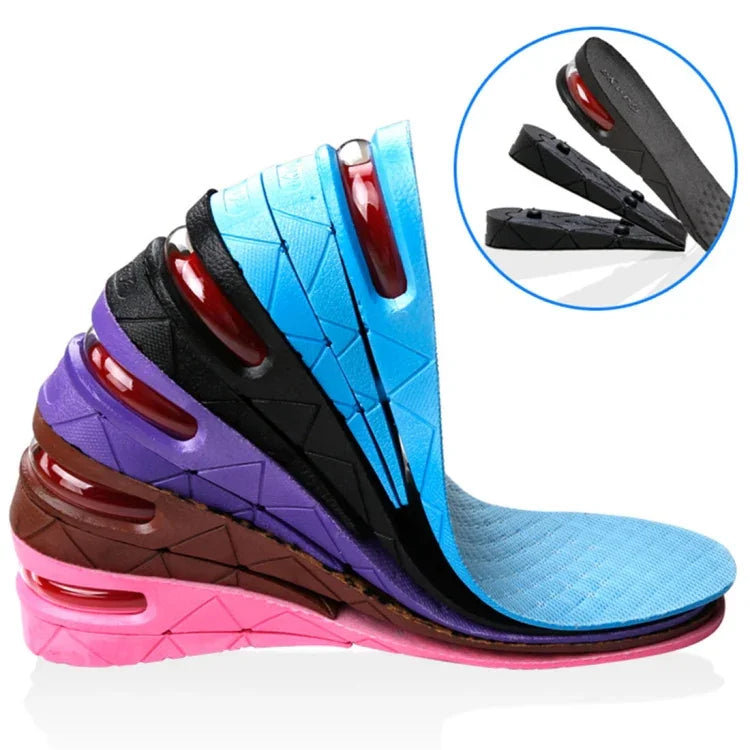 3-Layer Men Shoe Air Cushion Increase Insoles, 3-Layer Increase Insoles