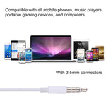 EarPods Wired Headphones Earbuds with Wired Control & Mic, White, Rose Gold, Red, Blue, Black, Green, Orange, Magenta
