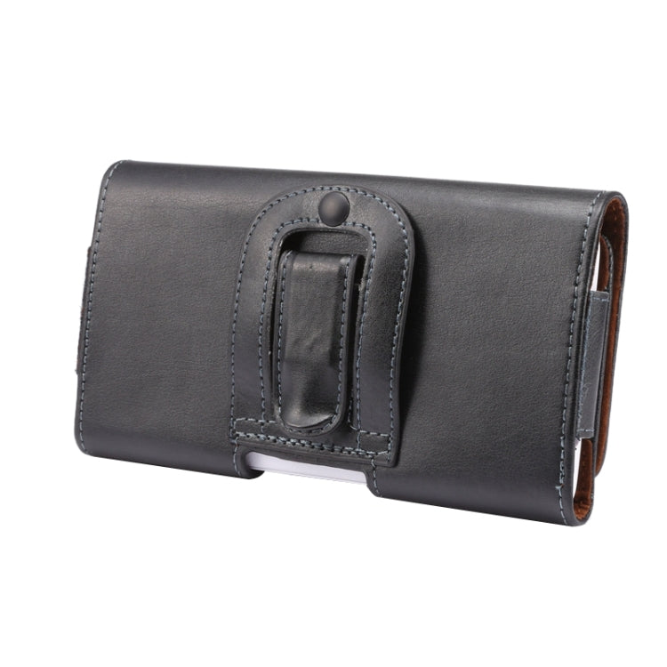 Universal Horizontal Style Leather Case / Waist Bag with Back Splint for iPhone 6 , Galaxy S4 & S3