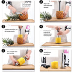 LsCook Pineapple Corer Slicer, Pineapple Corer Slicer  (Silver)