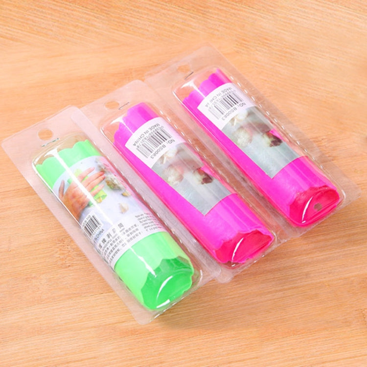 5 PCS Soft Resin Tube Shaped Reusable Magic Handheld Rolling Garlic Peeler Kitchen Tools (Random Color Delivery), Random Color Delivery