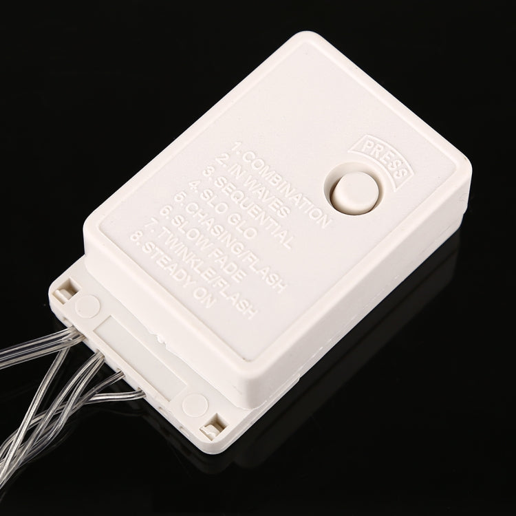 100 LED Light with Controller, Flashing / Fading / Chasing Effect, AC 220V, EU Plug, Green Light, White Light, Red Light, Orange Light, Blue Light, Pink Light, Purple Light, Yellow Light