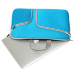 Double Pocket Zip Handbag Laptop Bag for Macbook Air 11.6 inch