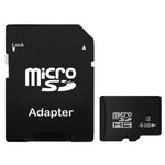 4GB High Speed Class 10 Micro SD(TF) Memory Card from Taiwan, Write: 8mb/s, Read: 12mb/s (100% Real Capacity), 4GB Naked Card