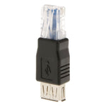 RJ45 Male to USB AF Adapter