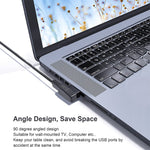 USB 2.0 AM to AF Adapter with 90 Degree Angle, Support OTG Function, 90 Degree Lelf Angled, 90 Degree Right Angled