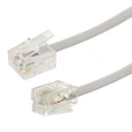 4 Core RJ11 to RJ11 Telephone cable, Length: 5m, Length: 5m
