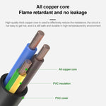 High Quality 2 Prong Style EU Notebook AC Power Cord, Length: 1.5m, 2 Prong Style EU Plug, Length: 1.5m