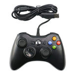 USB 2.0 Wired Controller Gamepad for XBOX 360, Plug and Play, Cable Length: 2.5m, For XBOX 360, For XBOX 360 (Black)