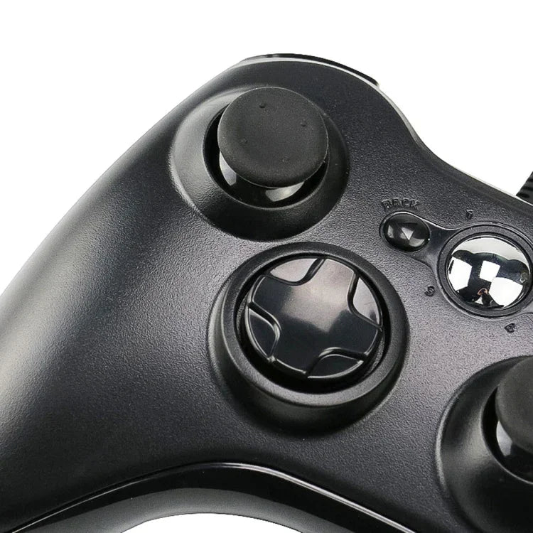 USB 2.0 Wired Controller Gamepad for XBOX 360, Plug and Play, Cable Length: 2.5m, For XBOX 360, For XBOX 360 (Black)