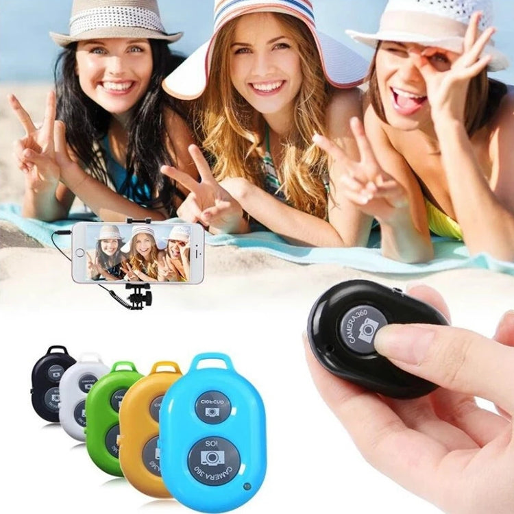 BRCMCOM Chip Universal Bluetooth 3.0 Remote Shutter Camera Control Self-timer, Green, Yellow, White, Black, Blue, Red