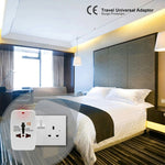 All in 1 (EU + AU + UK + US Plug) World Universal Travel Adaptor, Travel Adaptor