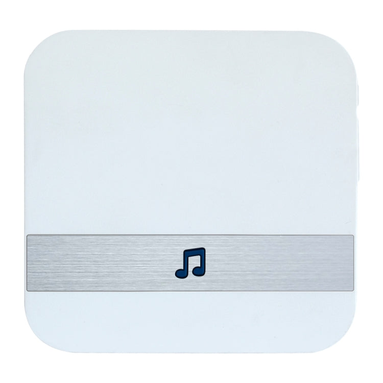 B10 52 Chimes 110dB Doorbell Receiver Low Power Consumption Home Door Tools, US Plug, AC 90-260V, B10 White US Plug, B10 Black US Plug