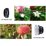 APEXEL APL-24X-H 2 in 1 Universal External 12X & 24X Macro Mobile Phone Lens with Lens Hood