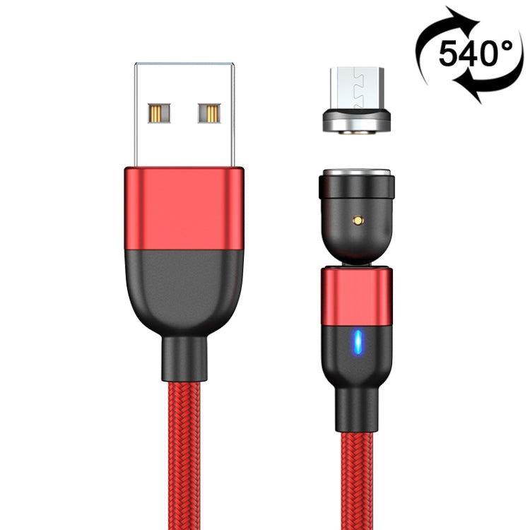 2m 3A Output USB to Micro USB 540 Degree Rotating Magnetic Data Sync Charging Cable, 2m Micro USB
