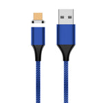 M11 3A USB to Micro USB Nylon Braided Magnetic Data Cable, Cable Length: 1m, Micro USB